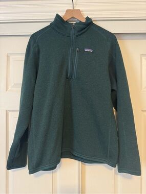 Patagonia Men’s Forest Green Half-Zip Fleece Pullover